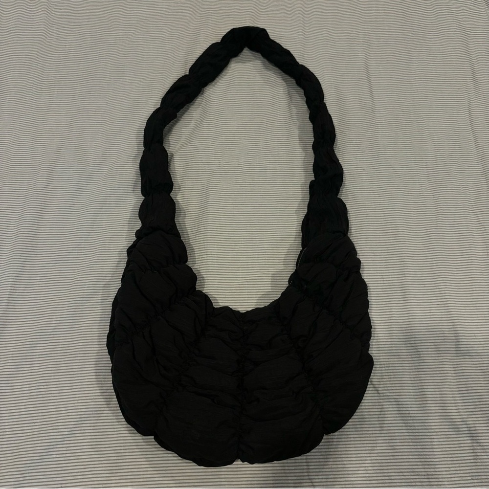 COS Ripple Crossbody Black Bag